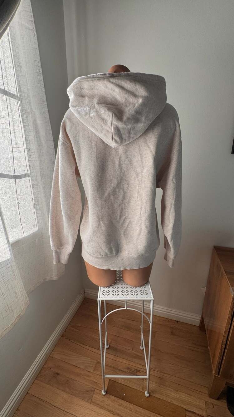 Tna Cozy Fleece Boyfriend Hoodie in Oatmeal Heather - Picture 2 of 5